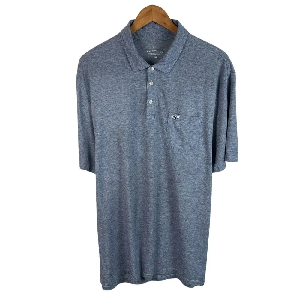 PO176 Mens Vineyard Vines Preppy Pima Cotton Polo Shirt XL